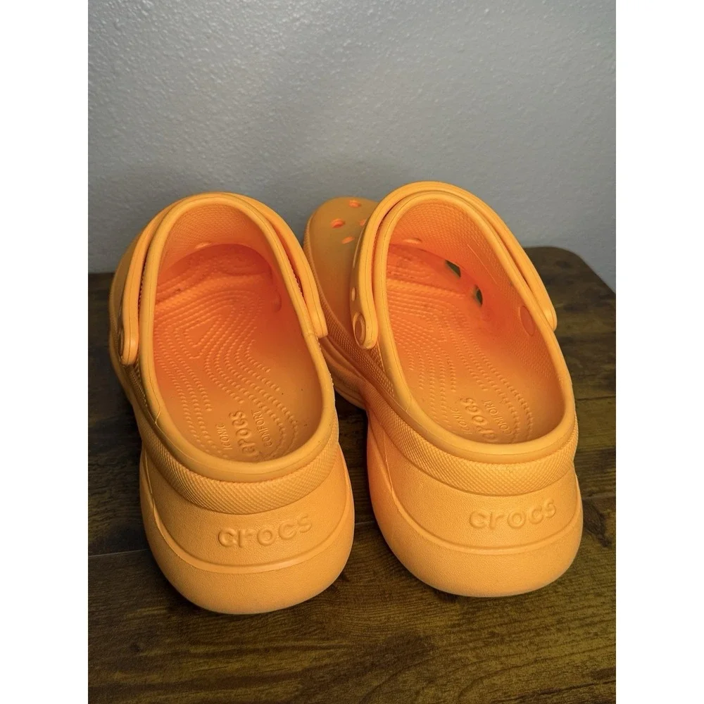 Crocs BAE Clog Platform Sandals  Slip-On Adjustable‎ Strap Wedge Women size 9